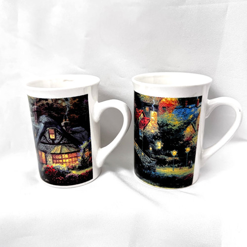 Thomas kinkade mugs - 2,