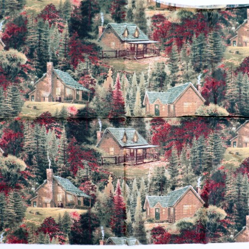 Thomas kinkade fabric fat - kinkade,
